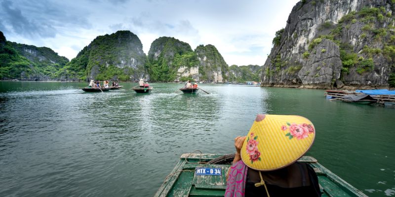 Ha Long Bay.